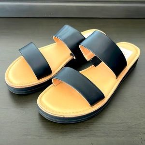 Dolce Vita double strap slide sandals